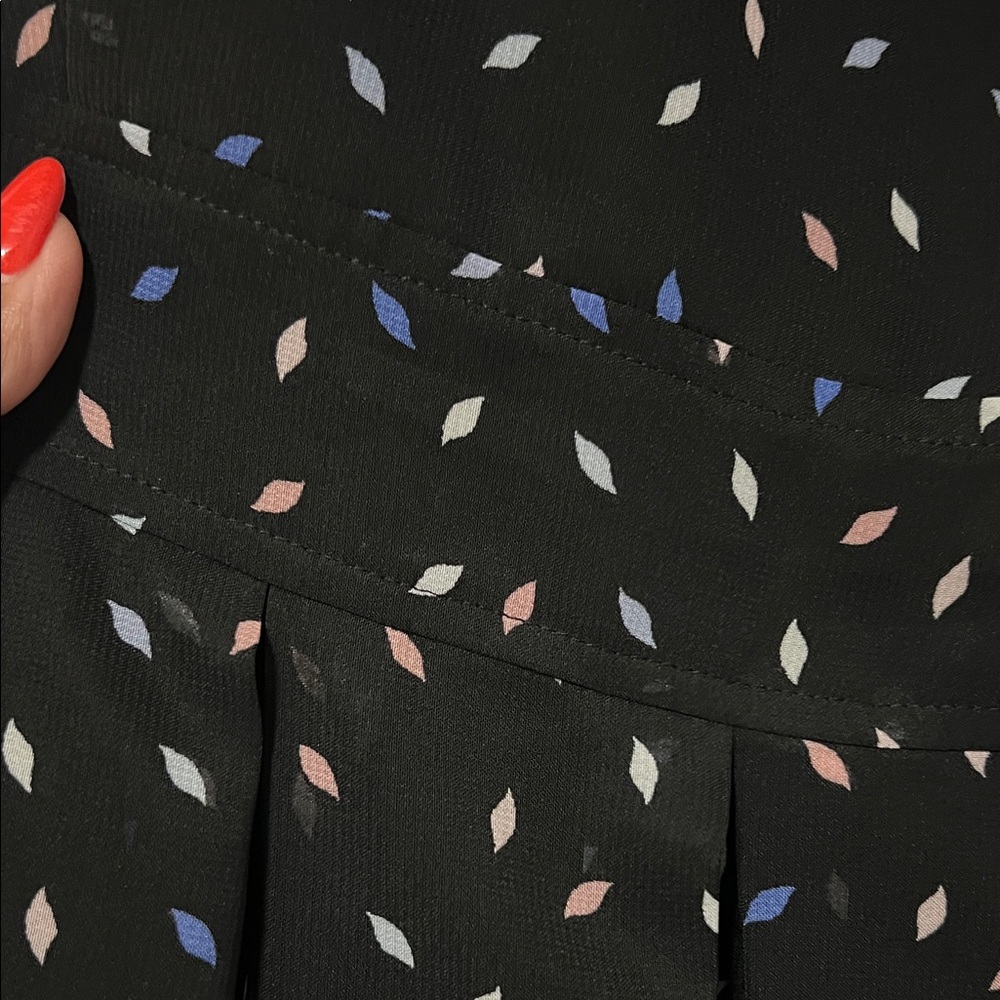 Maison Jules  Elegant Black and blue  Midi Dress - Picture 4 of 6